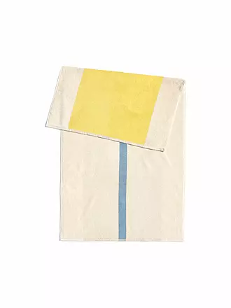 SUITE702 | Strandtuch 90x180cm MARTENS AND MARTENS Sky Blue/Yellow | 